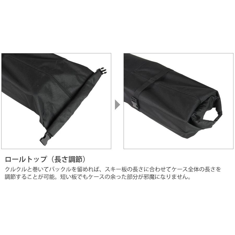 スキーケース スキー ケース 1台用 カバー 2WAY ストック収納 : EGS