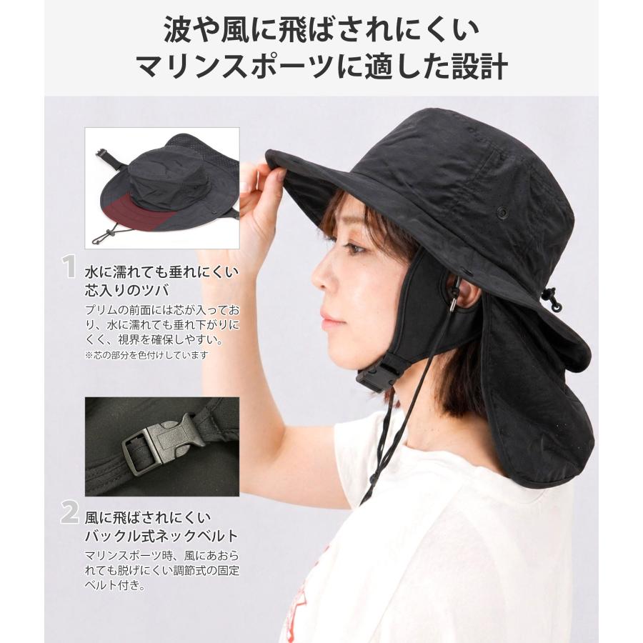 ViaBella サーフハット 帽子 マリンスポーツ VAXPOT（バックスポット） サーフハット マリンハット 帽子 メンズ