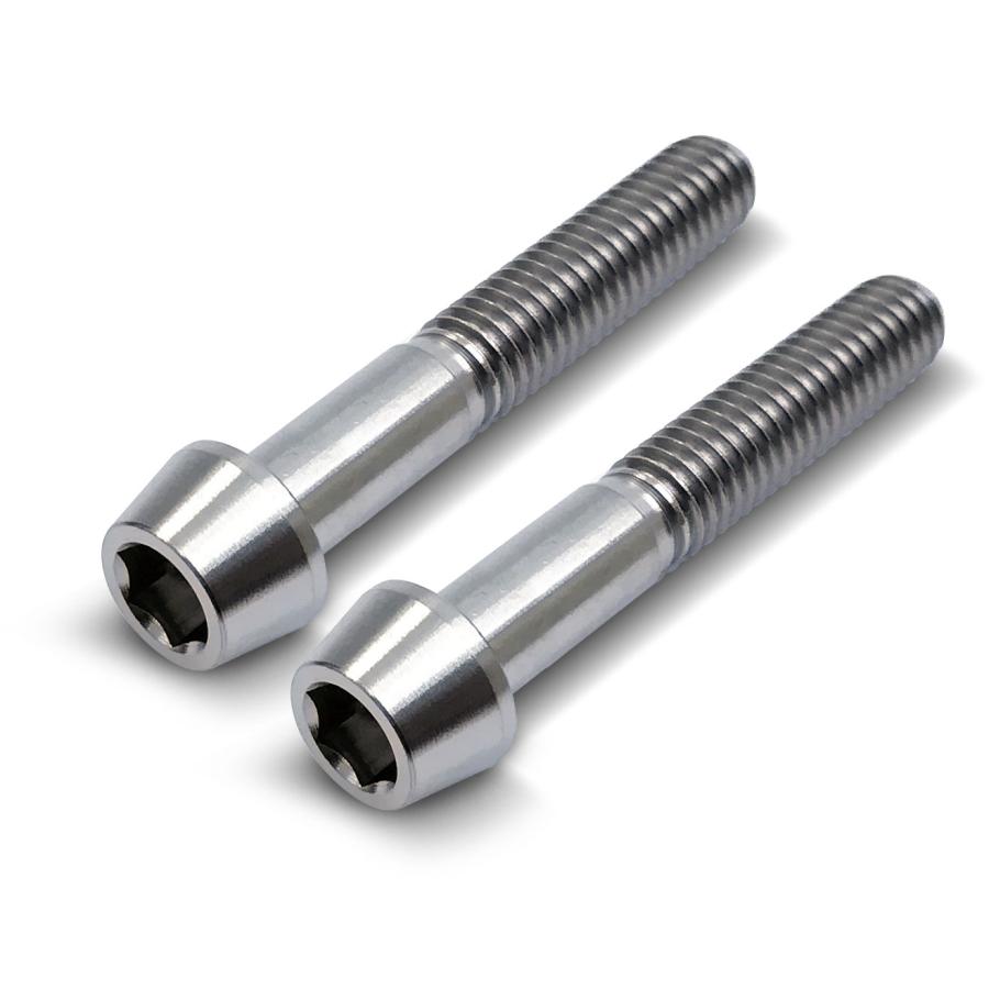 フルセット40 ULTRA-Ti 高強度64チタンテーパーボルト M6x40mm（2本セット