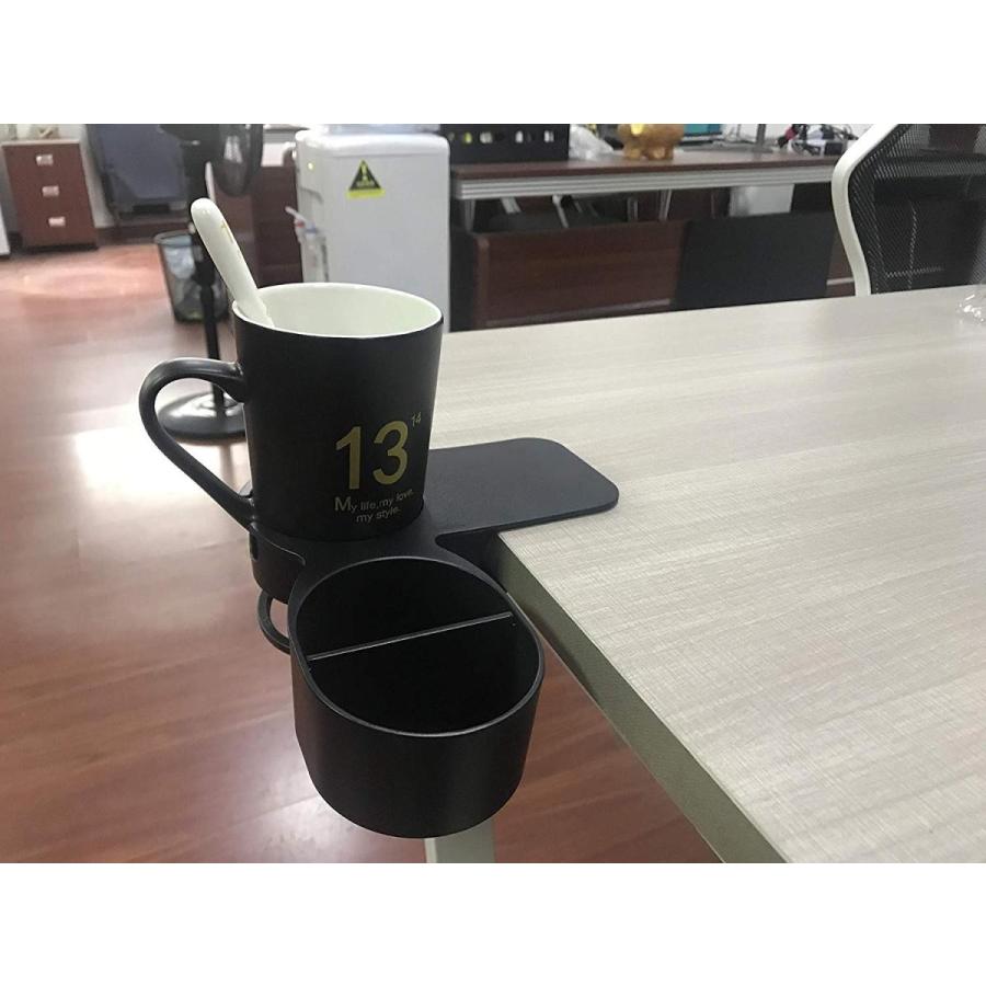 Supercope クリップ 式 ドリンク ホルダー マグカップ アウトドア オフィス 机 ブラック 001 Ehstyle 通販 Yahoo ショッピング