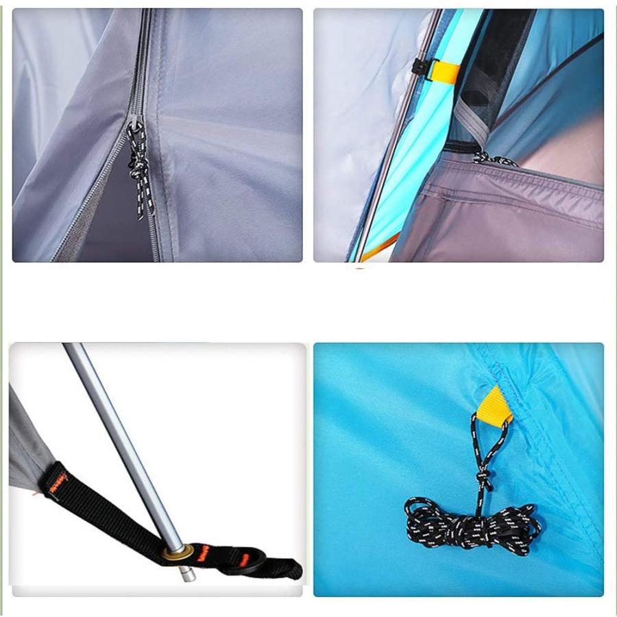 Creeper キャンプ テント二層構造 防雨 防風 防災 超軽量 1 9kgアルミニウム合金ロッド210 90 110cm デュアルドア Ehstyle 通販 Yahoo ショッピング