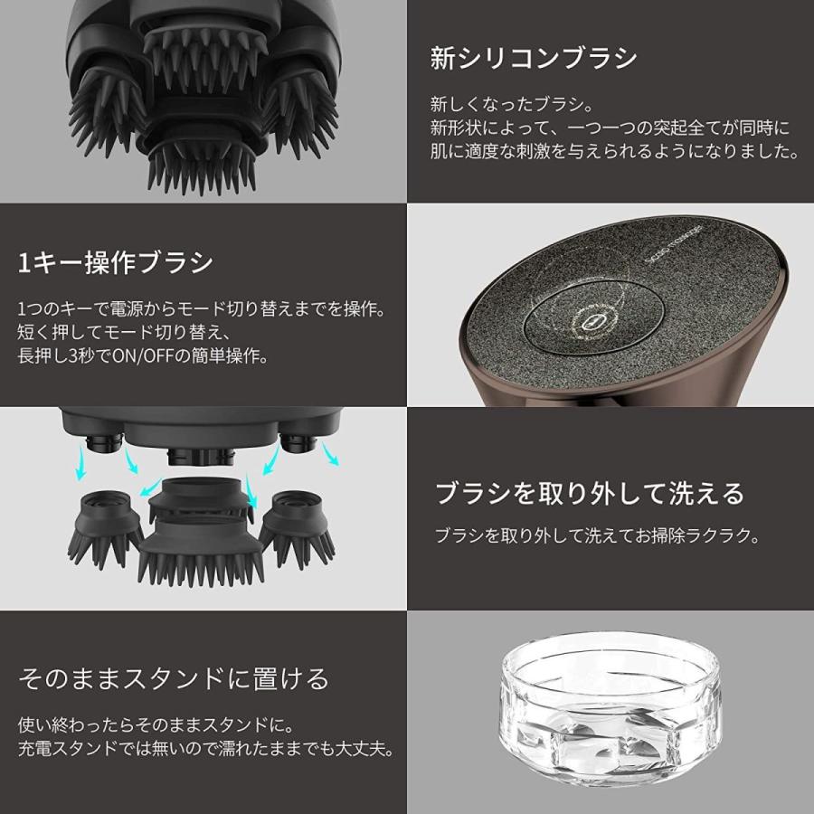 内祝い ドイツred Dotデザイン賞受賞breo 電動ヘッドブラシ Ipx7 防水 頭皮ケア 全身使用可 スタンド付き Usb充電 ダークゴールド 数量は多 Nicmosul Org