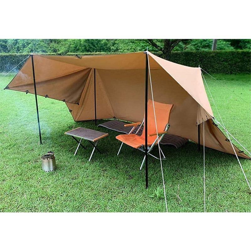 ポール付き?TC難燃タープ?変幻自在? 3.78*2.88m 軍幕 タープ tc 3人用 4人用 変幻自在なタープテント ポリコットン TC難燃タープ 変幻自在 78*2 88m 軍幕 タープ tc 3人用 4人用 変幻自在なタープテント ポリコットン