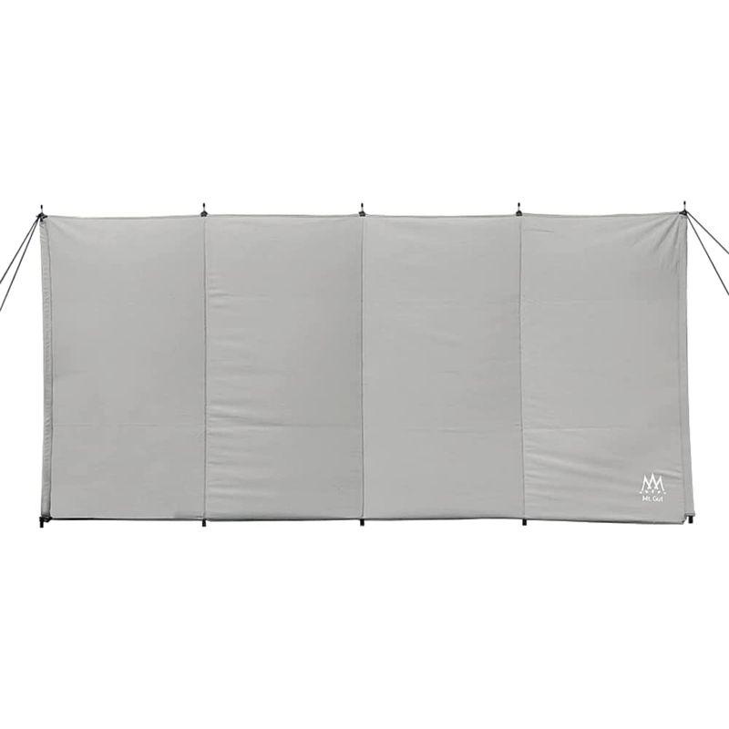 Mt.Gut 陣幕 風除 ウインドスクリーン キャンプ アウトドア 焚き火陣幕 コットン アッシュグレー 陣幕 風除 ウインドスクリーン アッシュグレー Gut キャンプ アウトドア 焚き火陣幕 コットン