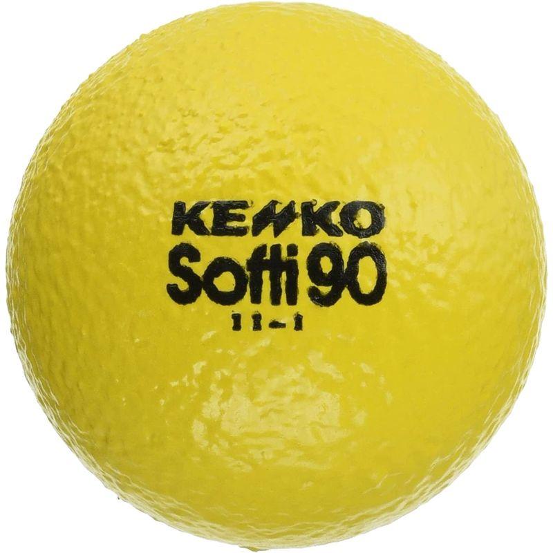ナガセケンコー ケンコーソフティボール90 黄 1ダース(12個) S90-Y 黄 90mm NAN1063480044(10299円)