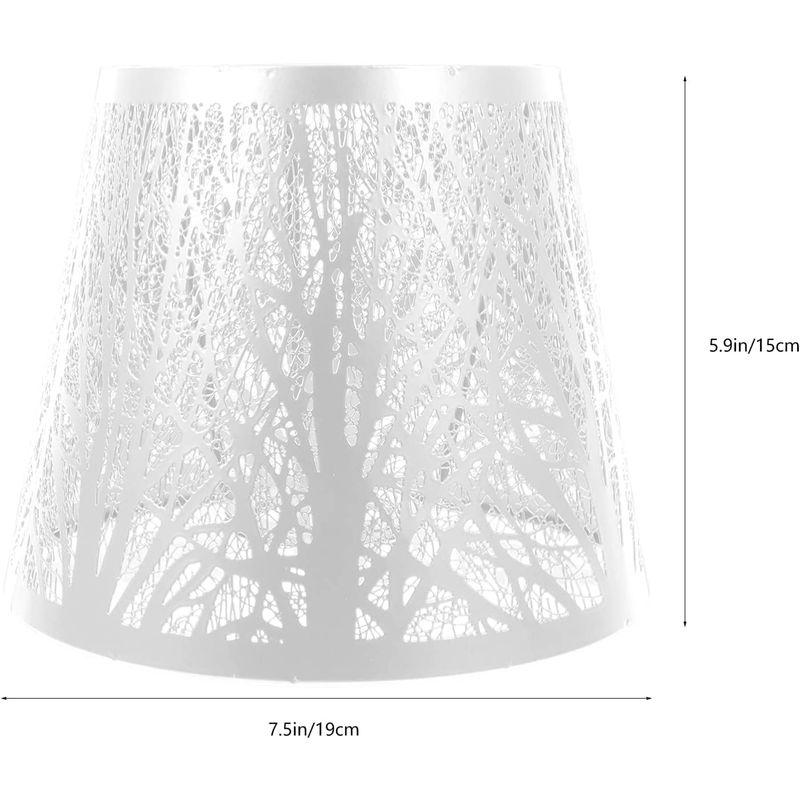 ランプシェード 卓上 ホワイト 鉄 ミニマリズム 電球保護 ランプの笠 電球カバー 交換用 電気スタンドの傘 装飾ランプ 雰囲気 屋内照明和｜eh-style｜08