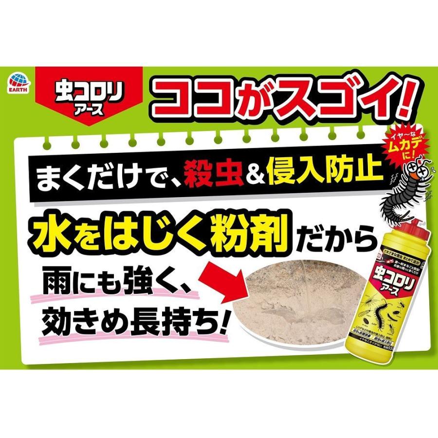 虫 コロリアース 粉剤 口コミ