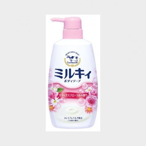 牛乳石鹸 ミルキィボディソープ フローラルソープの香り 本体 550ml ボディソープ ウエルシア 通販 Paypayモール
