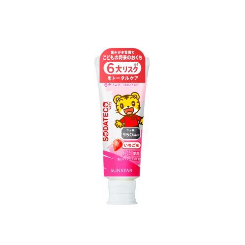 SUNSTAR（サンスター） ソダテコ こどもハミガキ いちご 70g