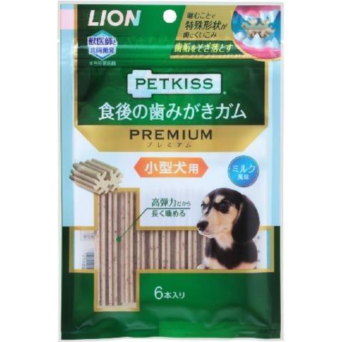 ライオン商事 ペットキッス 食後の歯みがきガムプレミアム 小型犬用 6本 ウエルシア 通販 Paypayモール