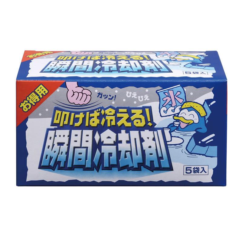 扶桑化学 叩けば冷える瞬間冷却剤 140G×5個 冷却グッズ : ウエルシア