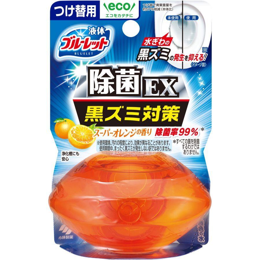 小林製薬 液体ブルーレット おくだけ除菌EX スーパーオレンジの香り 付け替え 70ML オンタンク用トイレクリーナー