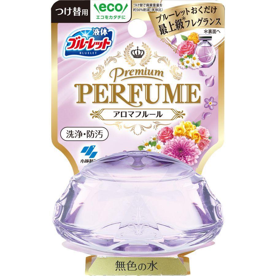 18%OFF小林製薬 液体ブルーレット プレミアムパフューム 70ML トイレ用洗浄剤 アロマフルール 付け替え キッチン消耗品 小林製薬 ブルーレット プレミアムパフュームホワイト つけ替用 70ml