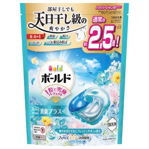 ボールド ジェルボール 爽やかおひさまとフレッシュサボンの香り 89個✖6袋 ボールド P＆G ボールド 洗濯洗剤 ジェルボール 4in1 爽やかおひさま
