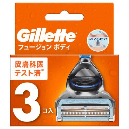 Gillette P&G ジレット ジレット フュージョン ボディ 替刃 3 Gillette P&G ジレット ジレット フュージョン ボディ 替刃 3