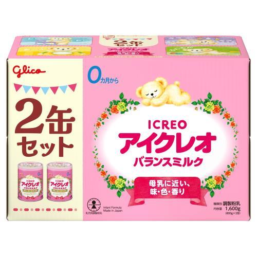 アイクレオ 江崎グリコ アイクレオ バランスミルク 800g×2缶 アイクレオ 江崎グリコ アイクレオ バランスミルク 800g×2缶