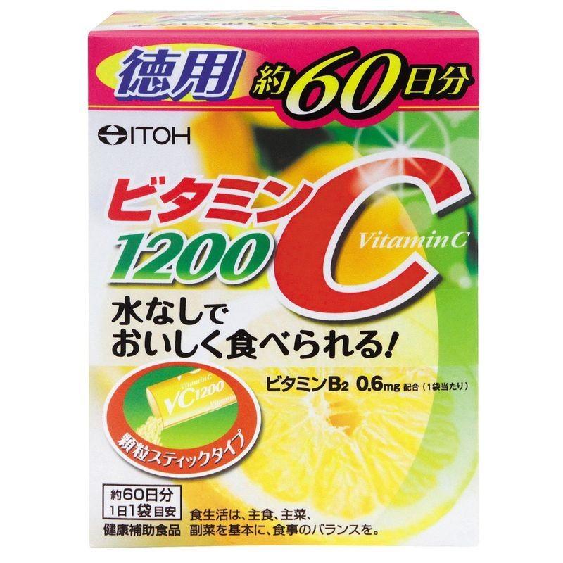 井藤漢方製薬 ビタミンC1200 徳用 60袋 約60日分 健康補助食品