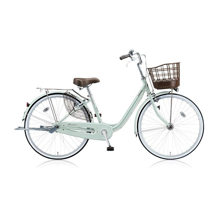 自転車：ブリジストン　アルミーユ　２４インチ　美品 Alumiu アルミーユ 24インチ 変速なし (AU40） ブリヂストン 買物