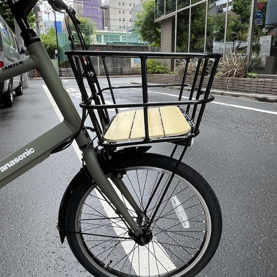東京Panasonic ベロスターミニ電動アシスト自転車 前カゴ付き