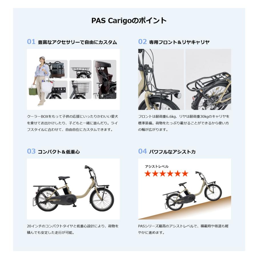 PAS Babby un CARIGO(パス キャリゴー)【樹脂製フロントバスケット搭載