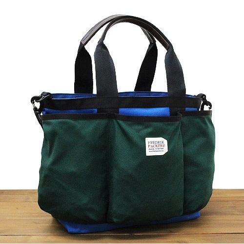 UTILITY TOTE (ユーティリティトート) カラー：グリーン x ブルー