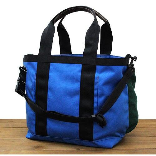 UTILITY TOTE (ユーティリティトート) カラー：グリーン x ブルー
