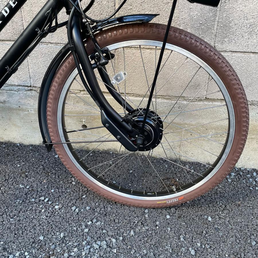 HYDEE 特価(3/30 18時まで) PRブラウンタイヤ+籐風バスケット HYDEE.2