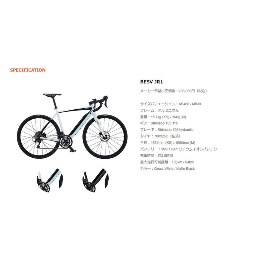 BESV（ベスビー） JR1 e-ロードバイク 電動自転車・E-bike（イーバイク