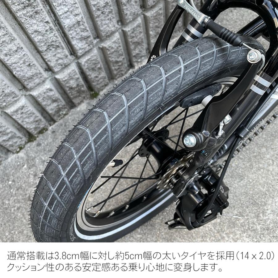 DAHON（ダホン） タイヤを太くして安心の乗り味 K3 Big Apple カスタム 