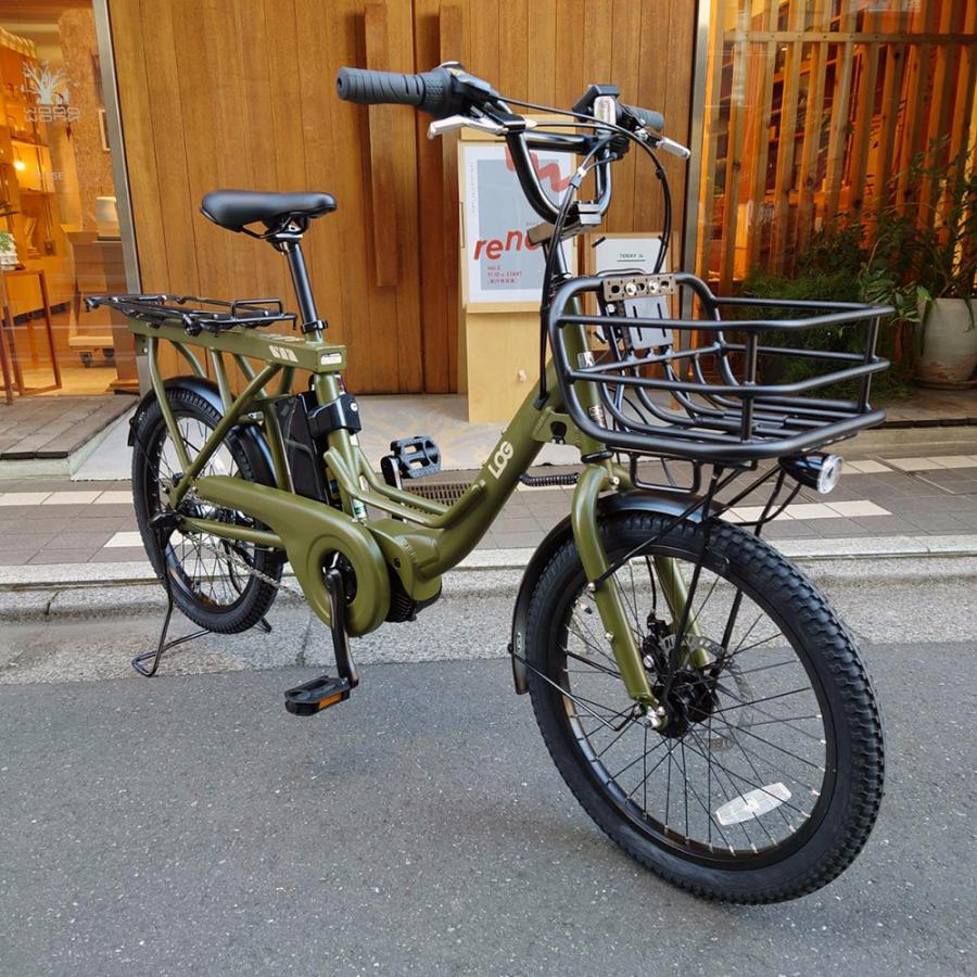 LOG 電動アシスト自転車 オリーブグリーン 楽天市場】【限定5000円オフ(予告なく終了)】【アルミパイプ