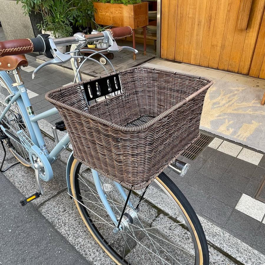 MARKROSA 特価(2/26 18時まで) ラタンバスケット+Lブラウンカスタム 7S