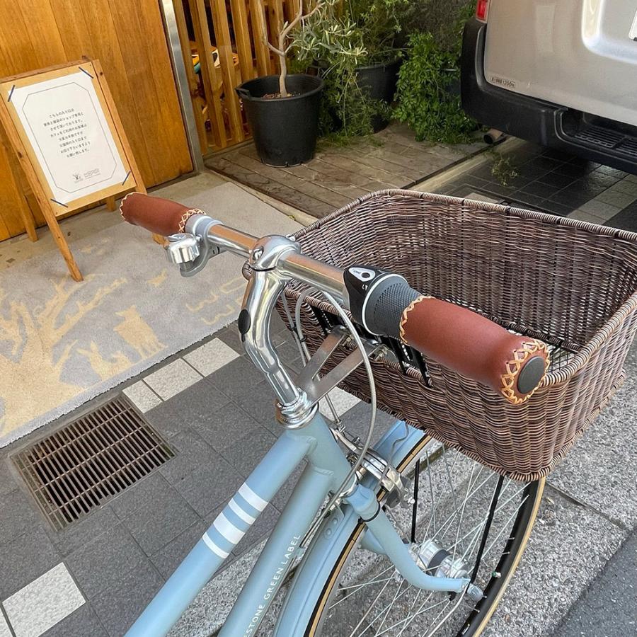 MARKROSA 特価(2/26 18時まで) ラタンバスケット+Lブラウンカスタム 7S