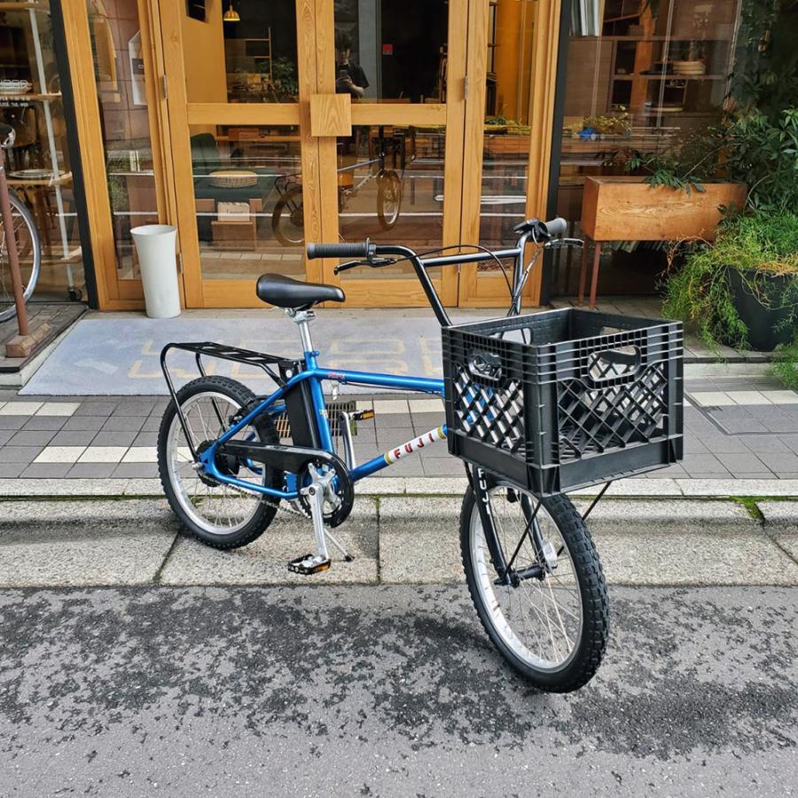電動アシスト自転車 バスケット付き フジ（Fuji） スクエアコンテナバスケット搭載カスタム MX-E(エム