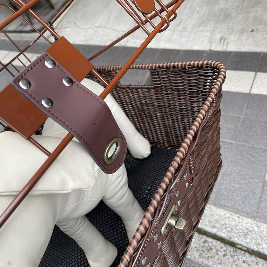 SW ラタンペットバスケット(前)+フルカスタム SWエスダブリュー （BE