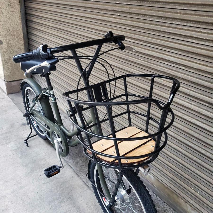 ペイントカスタム バスケット付き アメカジ ヤレ感 20自転車 インダストリアル ペイントカスタム バスケット付き アメカジ ヤレ感 20自転車