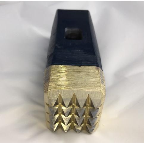 送料込□ナニワ合金 本石用ビシャン 片刃（4枚16山）超硬石工用