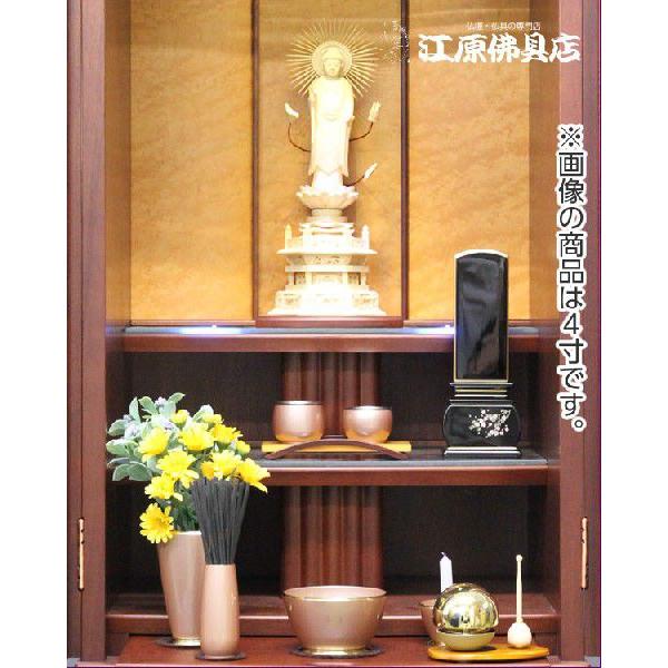仏像 浄土真宗(東・大谷派) ご本尊様 東弥陀 4.0寸 白木 六角台 仏像 浄土真宗(東・大谷派) ご本尊様 東弥陀 4.0寸 白木 六角台