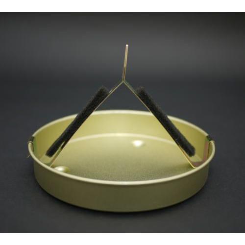 渦巻線香専用香炉 みのり苑 天山香蓮 渦巻線香用香皿(金属製)糸なし