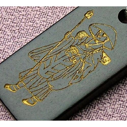 最遊記 八戒 天蓬 根付ストラップ 木札 ウッドキーホルダー 花札 新品未開封 メール便OK』修行大師 根付御守 木札(黒檀) ストラップ : 仏壇・仏具の