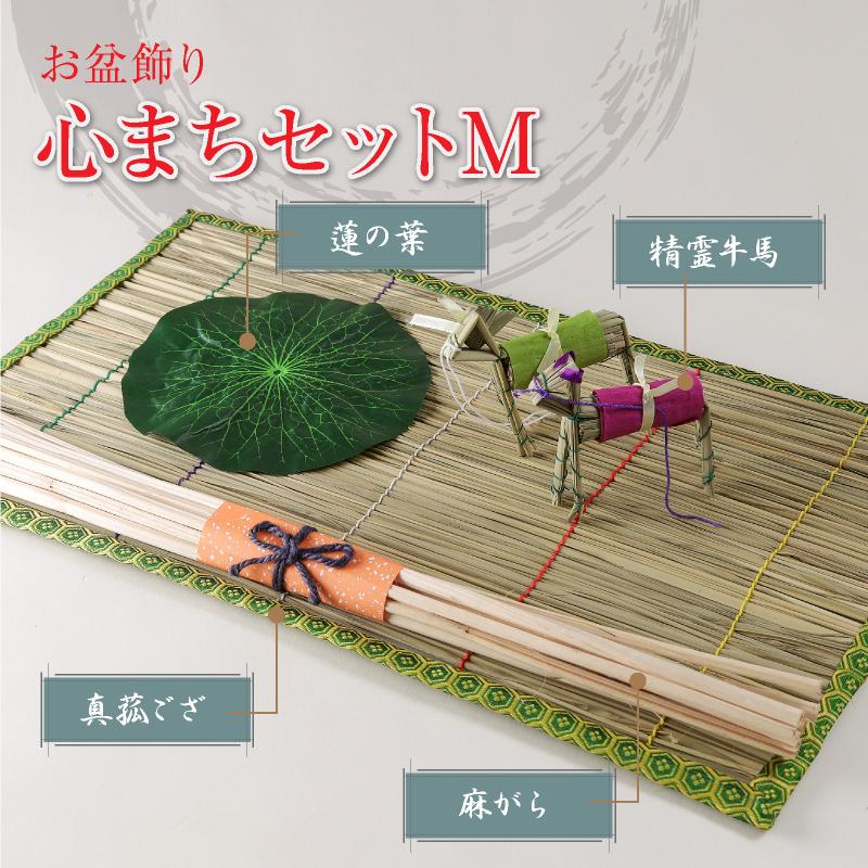 心まちセット 耳無M-2 #BT-074 盆提灯 初盆セット 新盆セット まこも