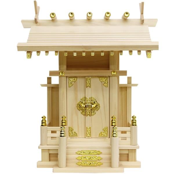 一社神棚 神殿専門店のお宮 大神明(東濃檜) #2