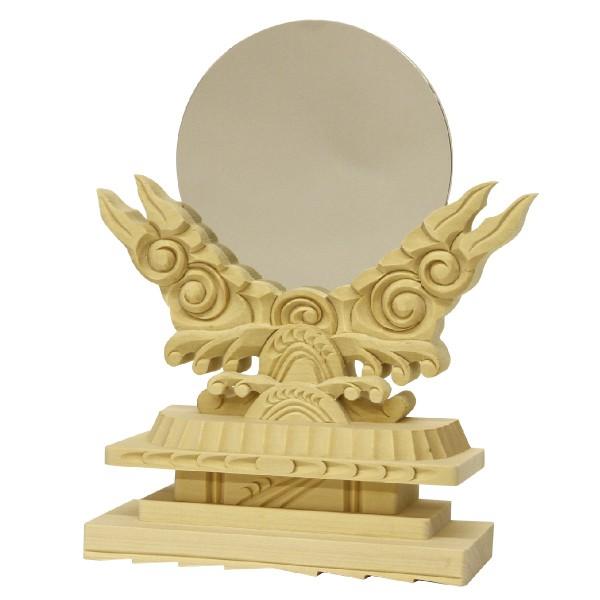 神具 御神鏡(木製)3.0 上 #2 神棚、神具-冠婚葬祭、宗教用品