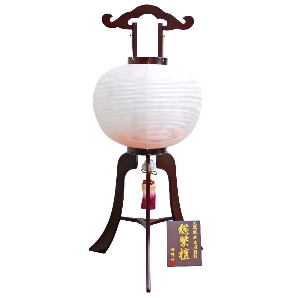 メーカー包装済 別格 匠シリーズ 盆提灯 ちょうちん 12号総紫檀すり漆仕上げ 紋入れ専用 吉野桜 1対 2 全国組立設置無料 Www Simon Page Com