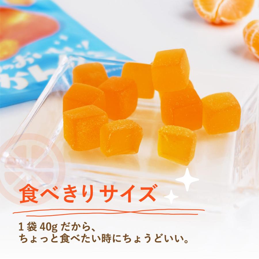 グミ 愛媛のおいしい みかんグミ 5袋セット 送料別途 温州みかん 愛媛