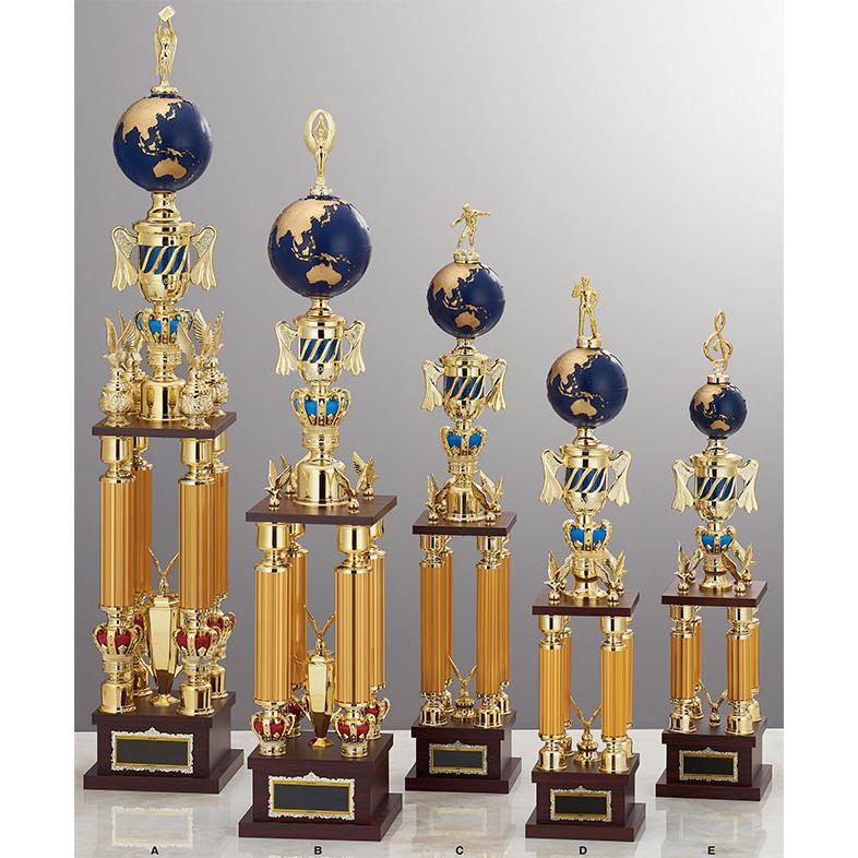 4本柱 トロフィー 1　T3614 Cサイズ