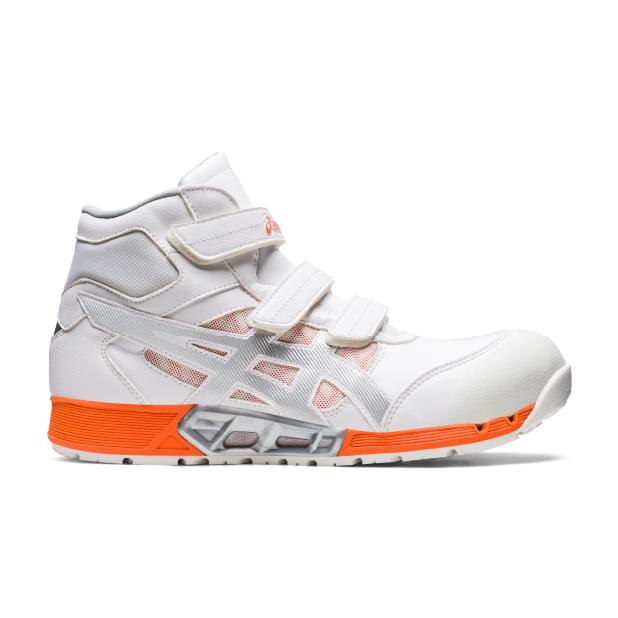 asicsウィンジョブ CP308 AC 3E相当 ホワイト/ビビッドオレンジ ASICS（アシックス） 安全靴 ウィンジョブ CP308 AC 3E相当 ホワイト