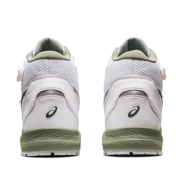 つつつー 新品 箱付き asics 安全靴 ウィンジョブ アシックス 安全靴 ウィンジョブCP216 ホワイトxライケン