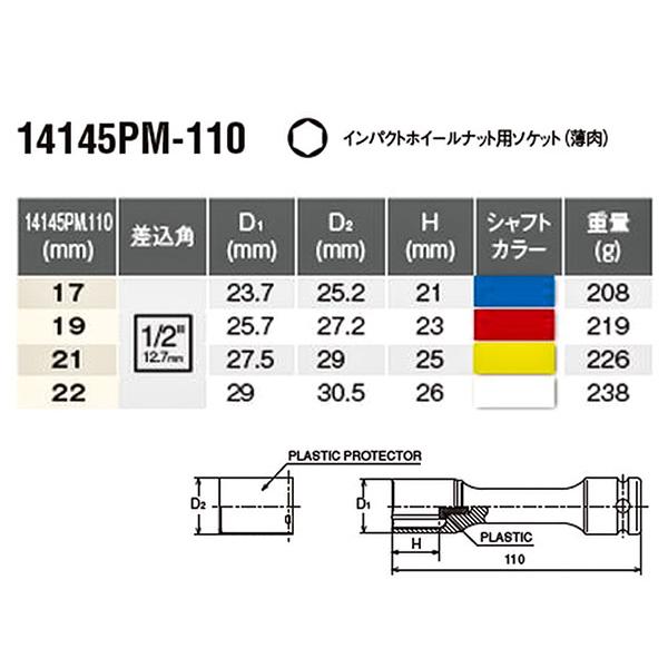 Ko-ken（コーケン） 12.7sq. インパクトホイールナット用ソケット