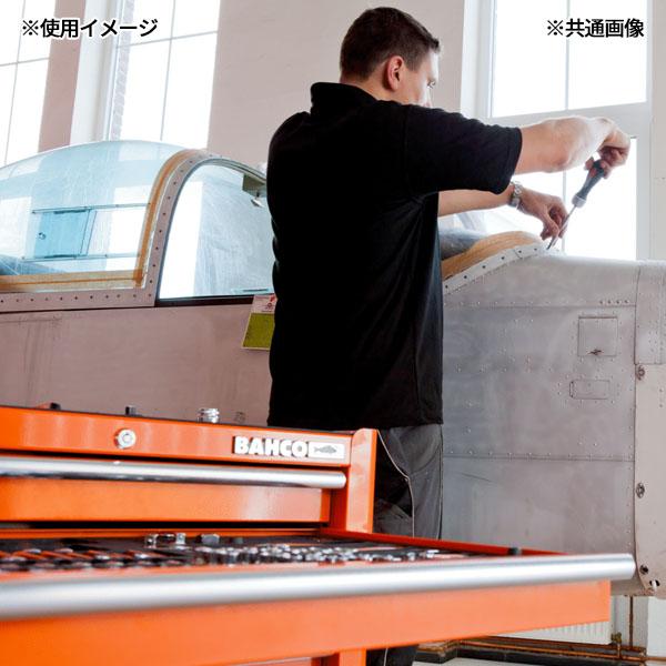 [メーカー直送業者便]日本正規品 バーコ スチール製ワゴン 複合2列12段引き出し ロールキャブ 赤 ラバートップ (1475KXL12PSV)(7314150246939) BAHCO_3