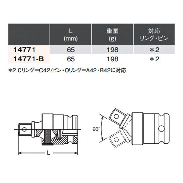 Ko-ken（コーケン） 12.7sq.インパクト用ユニバーサルジョイント